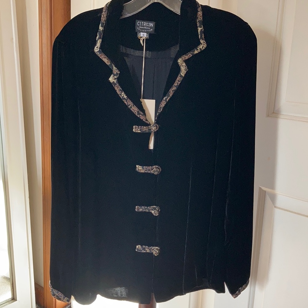 Black Velvet Blazer
